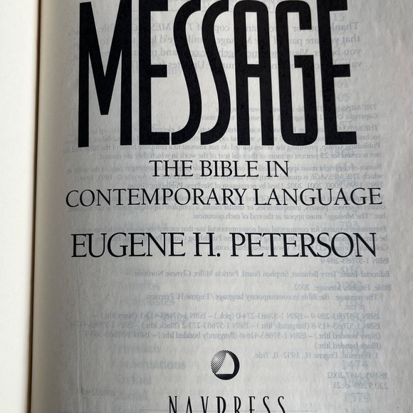 The Message - THE BIBLE in contemporary language - Black bonded leather - gold - Picture 5 of 9